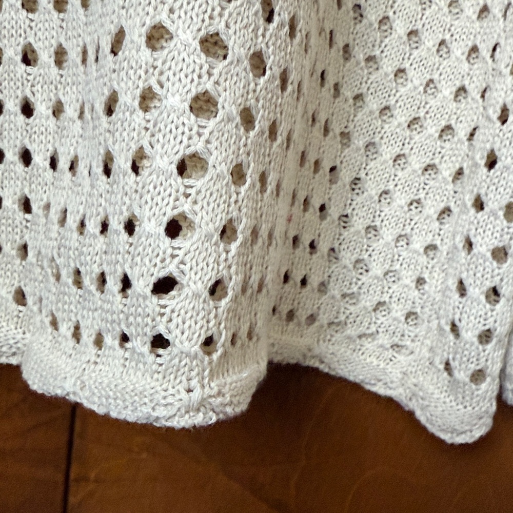 Sleeper Cha-Cha Vente Cream Crochet Lounge Beach Pants NWT Sz XL Ret $158 - Picture 4 of 7